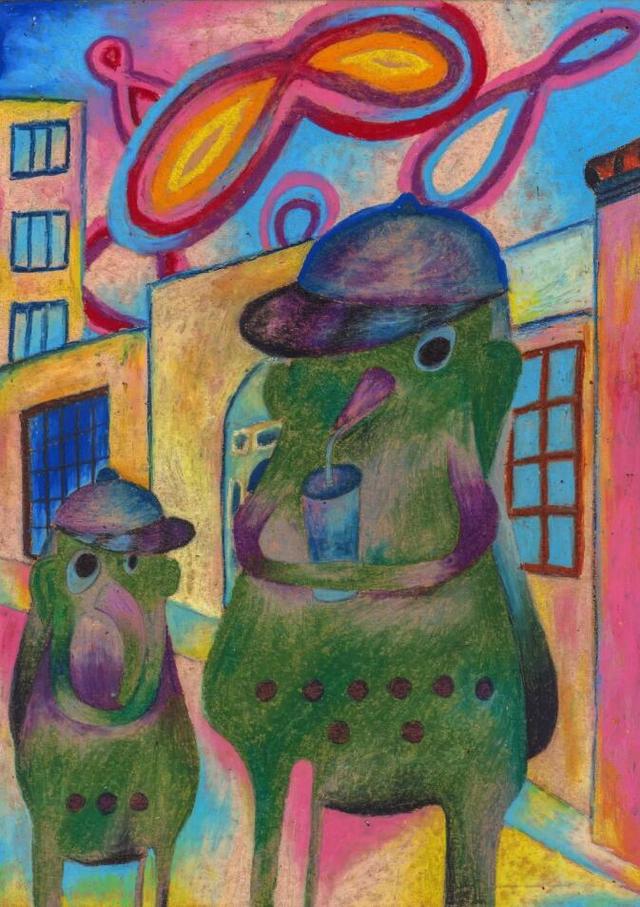 柱·美术馆公益艺术展——“我想将天使的小礼物呈上”