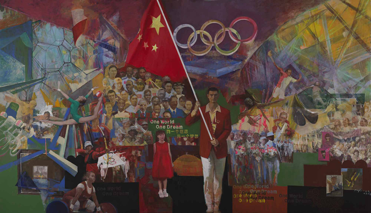154-《北京奥运会》-俞晓夫、孙玉宏、杨晓君、刘鼎-油画-300 cm×510 cm .jpg