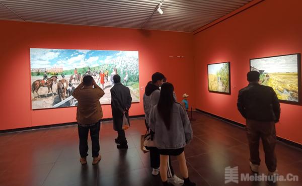 王建国油画作品展在湖南长沙李自健美术馆开幕